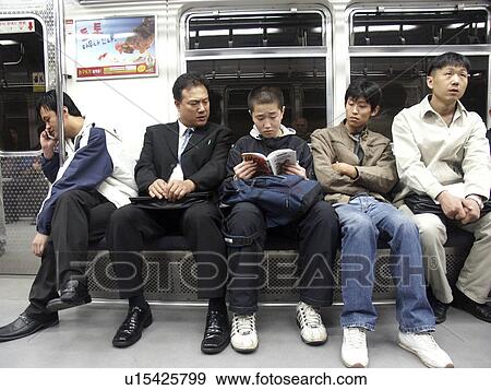 Stock Photo - seoul, person, riding, korea, men, people. Fotosearch