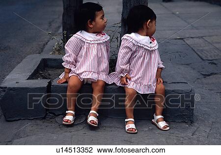 sisters, released, girls, twin, portrait, model View Large Photo Image Stock Image - sisters, released, girls, twin, portrait, model. Fotosearch