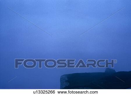 sky, silhouette, hazy, blue, cliff, church View Large Photo Image Stock Photograph - sky, silhouette, hazy, blue, cliff, church. Fotosearch
