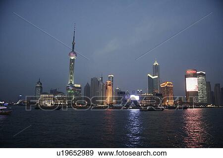 skyscrapers, person, modern, view, china, people View Large Photo Image Stock Photo - skyscrapers, person, modern, view, china, people. Fotosearch