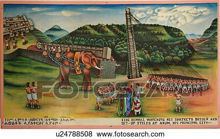 stele, person, depicting, mural, ethiopia, people View Large Photo Image Stock Photo - stele, person, depicting, mural, ethiopia, people. Fotosearch