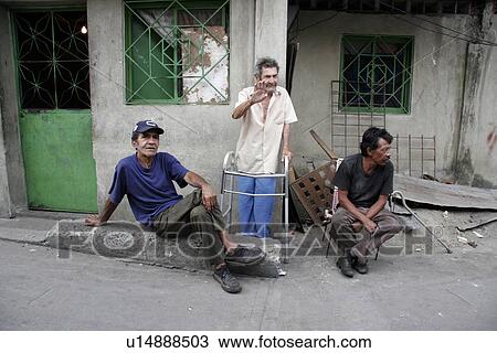 Stock Image - street, person, venezuela, males, men, people. Fotosearch