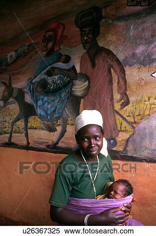 Stock Photography - tanzania, baby, 3062, person, people, woman. Fotosearch