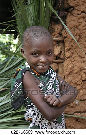 Stock Photo - tanzania, girl, kid, person, child, people. Fotosearch