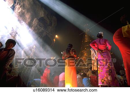 temple, beauty, caves, pindaya, women, people View Large Photo Image Picture - temple, beauty, caves, pindaya, women, people. Fotosearch