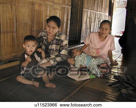 Stock Photograph - thailand, person, 9711, women, children, people. Fotosearch