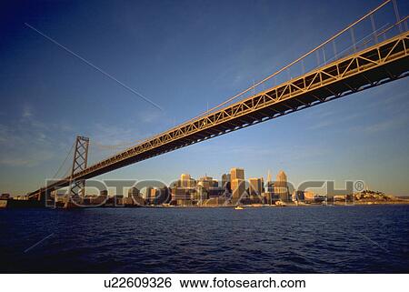 Stock Photograph - underneath, fitness, francisco, san, skyline, water. Fotosearch