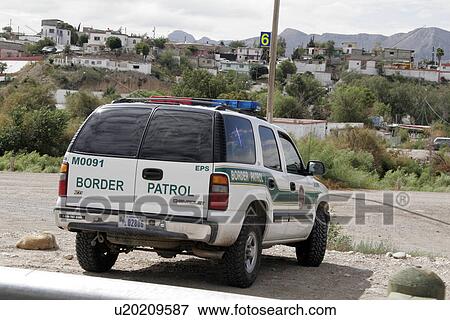 Stock Photo - vehicle, border, patrol, usa, person, people. Fotosearch