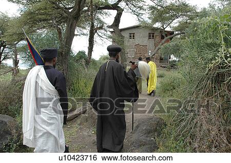 Stock Photograph - visiting, person, gregorius, archbishop, ethiopia, people. Fotosearch