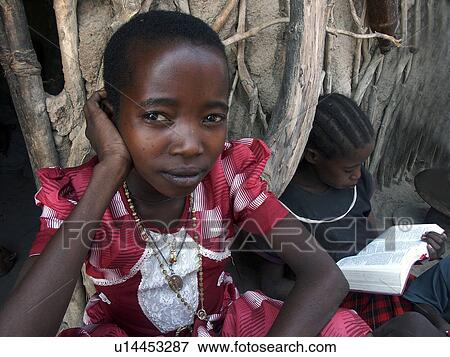watatulu, girl, tanzania, children, person, people View Large Photo Image Stock Photo - watatulu, girl, tanzania, children, person, people. Fotosearch