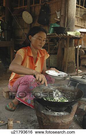 wok, people, cooking, cambodia, person, woman View Large Photo Image Stock Photograph - wok, people, cooking, cambodia, person, woman. Fotosearch