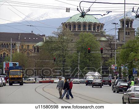 Stock Photo - 2004, person, scene, street, bulgaria, people. Fotosearch