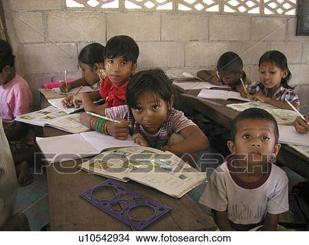 Picture - 9678, child, children, school, person, people. Fotosearch