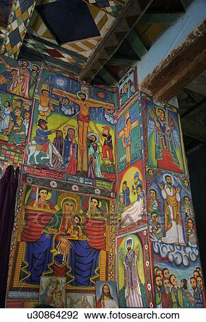 Stock Image - abuna, person, church, interior, ethiopia, people. Fotosearch