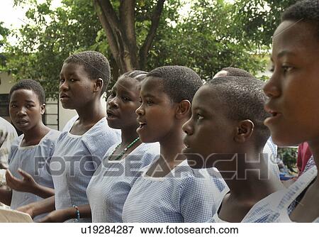 Stock Photo - aids, people, tanzania, birthday, person, party. Fotosearch