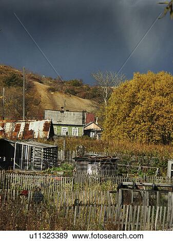 Stock Photo - alexandrovsk, person, landscape, urban, russia, people. Fotosearch