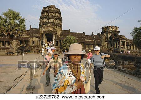 angkor, person, visiting, tourists, cambodia, people View Large Photo Image Stock Image - angkor, person, visiting, tourists, cambodia, people. Fotosearch