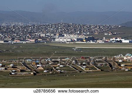 Stock Photograph - baatar, person, ulaan, panorama, mongolia, people. Fotosearch