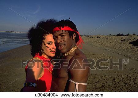 beach, couple, people, water, woman View Large Photo Image Picture - beach, couple, people, water, woman. Fotosearch