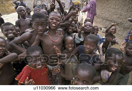 Stock Photograph - bembereke, person, benin, 7578, children, people. Fotosearch