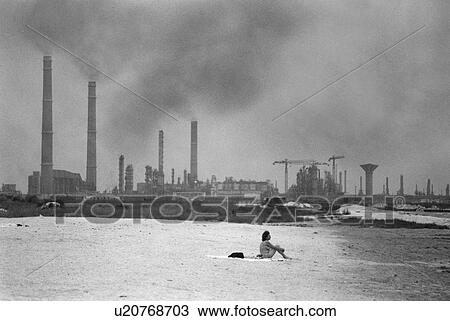 Stock Image - black, beach, 153, person, people, woman. Fotosearch
