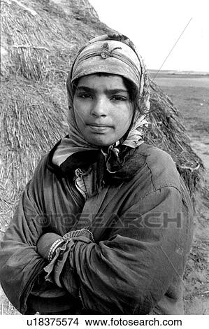 Picture - black, girl, 238, women, person, people. Fotosearch
