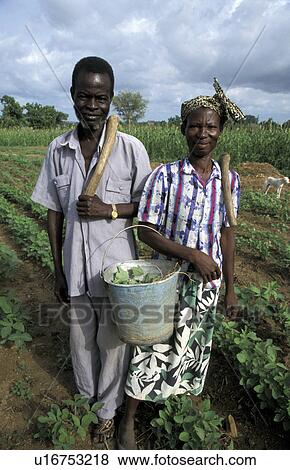 Stock Photo - bolgatanga, person, bongo, farmers, ghana, people. Fotosearch