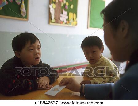 Stock Photo - book, people, children, school, person, background. Fotosearch