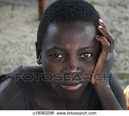 Stock Photograph - border, portrait, boy, person, people. Fotosearch