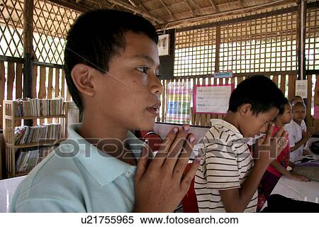 Stock Photography - buddhist, people, thailand, children, person, love. Fotosearch