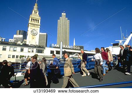 building, people, ferry, embarcadero, walking, business View Large Photo Image Stock Photo - building, people, ferry, embarcadero, walking, business. Fotosearch