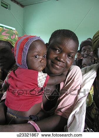 Stock Photo - burkina, people, 7784, school, person, baby. Fotosearch