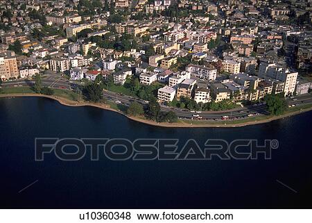 ca, aerial, oakland, bay, view, water View Large Photo Image Stock Photo - ca, aerial, oakland, bay, view, water. Fotosearch