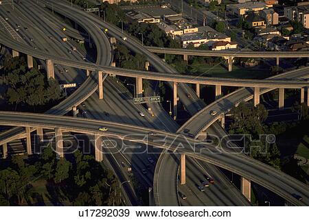cars, view, freeway, oakland, highway, aerial View Large Photo Image Stock Photo - cars, view, freeway, oakland, highway, aerial. Fotosearch