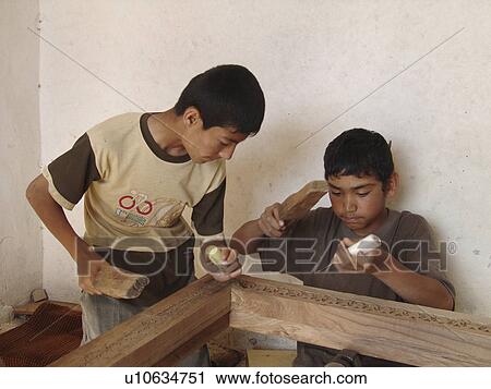 Stock Image - central, people, art, person, child, frame. Fotosearch