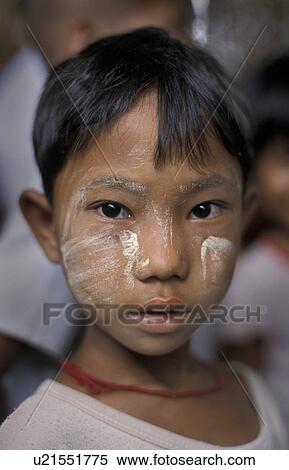 child, thailand, painted, person, people View Large Photo Image Stock Photography - child, thailand, painted, person, people. Fotosearch