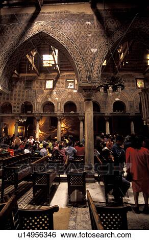 Stock Photograph - church, person, hanging, egypt, 3208, people. Fotosearch