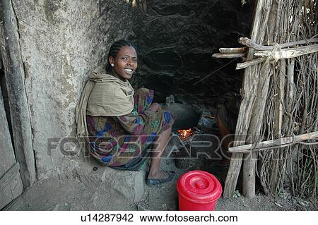 cooking, people, ethiopia, fire, person, woman View Large Photo Image Stock Image - cooking, people, ethiopia, fire, person, woman. Fotosearch