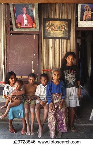 Stock Photograph - country, east, dili, family, timor, 3617. Fotosearch