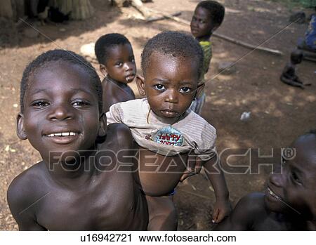Stock Image - country, person, bolgatanga, ghana, children, people. Fotosearch