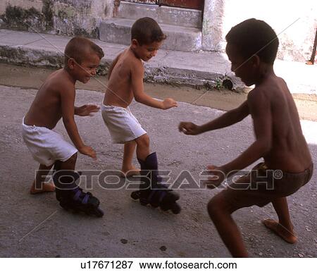 Stock Photo - cuba, sport, 3058, children, person, people. Fotosearch