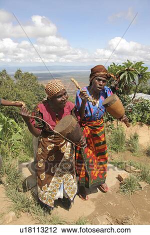 Stock Image - dancing, person, females, tanzania, women, people. Fotosearch