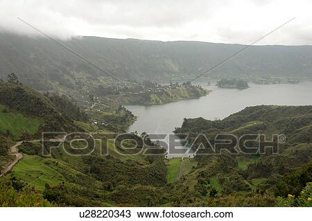 Stock Image - extinct, person, lake, wenchi, ethiopia, people. Fotosearch