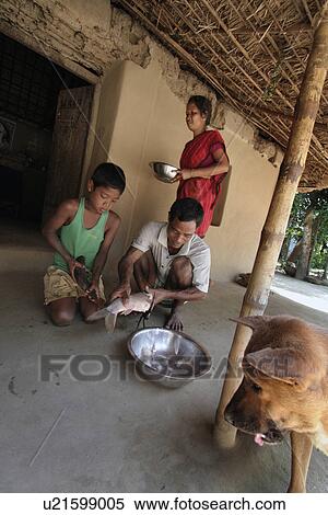 Stock Photography - farid, people, bangladesh, fish, person, food. Fotosearch