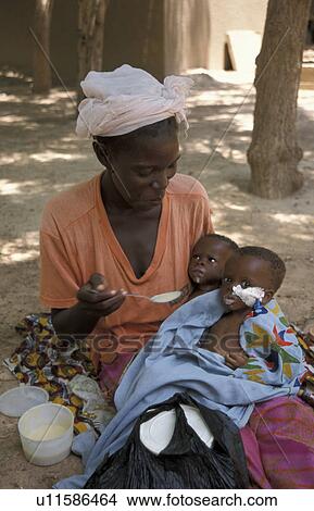 Picture - faso, child, burkina, 7596, person, people. Fotosearch