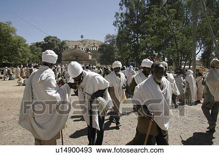 Stock Image - feast, people, maryam, ethiopia, person, party. Fotosearch