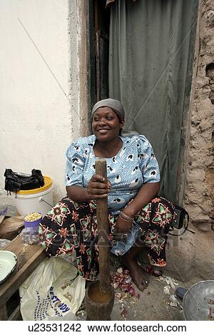 Stock Image - female, food, kenya, person, people, woman. Fotosearch