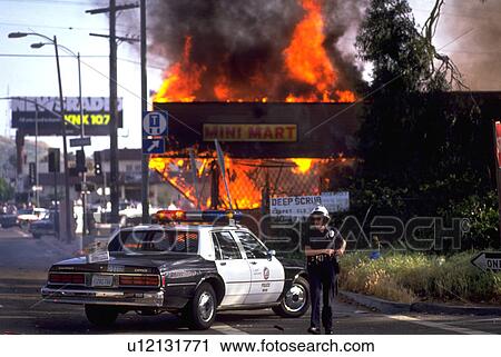 fire, riots, angeles, scene, people View Large Photo Image Stock Image - fire, riots, angeles, scene, people. Fotosearch