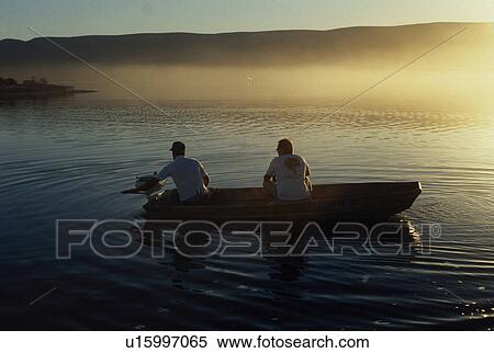 fish, males, silhouette, sunrise, fishing, men View Large Photo Image Stock Photography - fish, males, silhouette, sunrise, fishing, men. Fotosearch