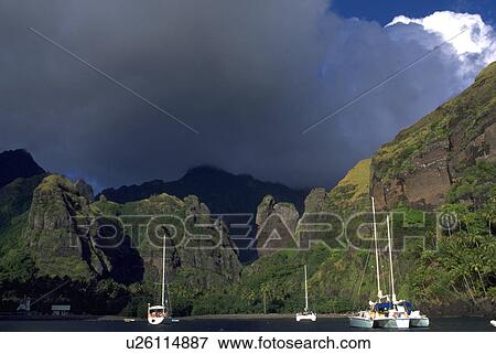Stock Photo - french, beauty, hiva, fatu, marquesas, water. Fotosearch